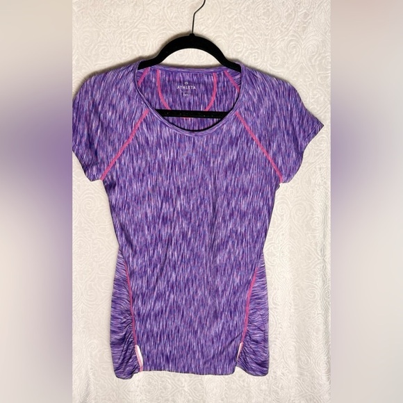 Athleta Tops - Athleta Women's Short Sleeve Tee in Purple and Pink